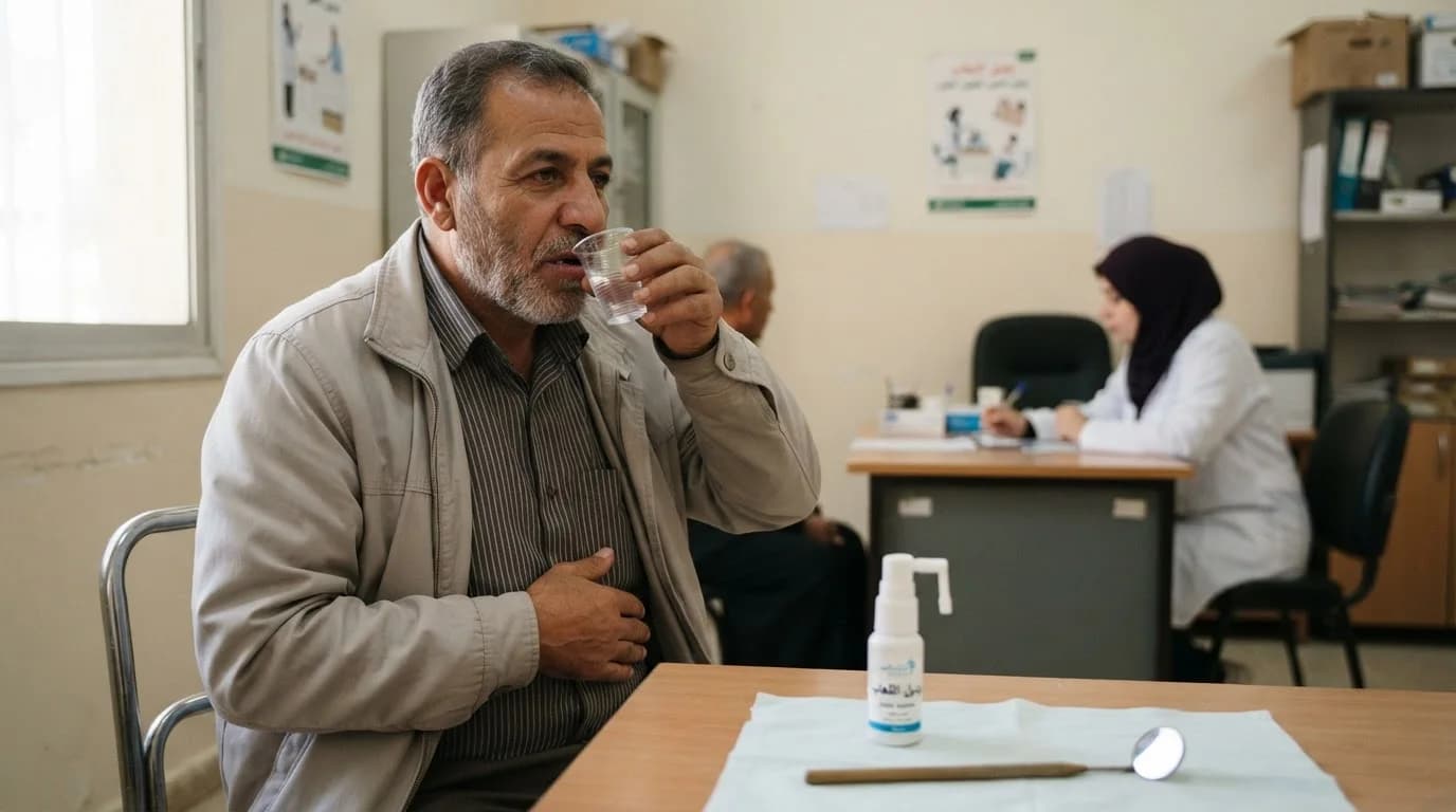 جفاف الفم المستمر: الأسباب وتأثيره في الأسنان وكيفية التعامل — يناقش المقال أسباب جفاف الفم، وتأثيراته الصحية على الأسنان واللثة، وطرق التعامل السليم معه.