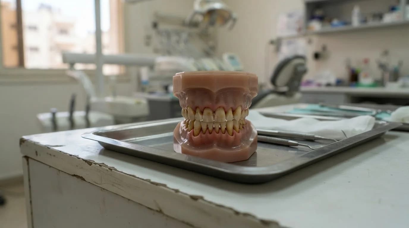 انحسار اللثة وانكشاف جذور الأسنان: الأسباب والعلاج — يوضح المقال أسباب انحسار اللثة، ومخاطر انكشاف جذور الأسنان، والحلول المتاحة لوقف تراجع اللثة.
