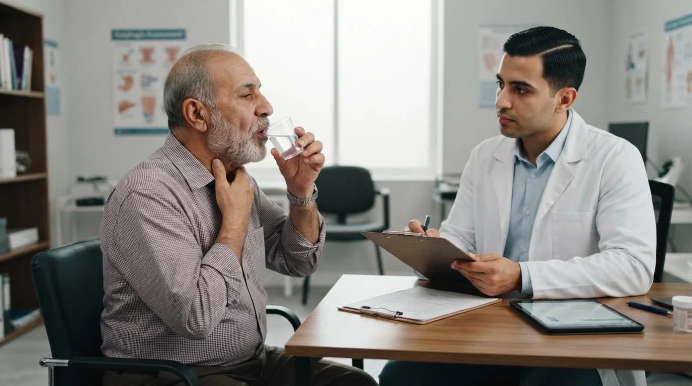 اضطرابات البلع: الأسباب، التشخيص، وخيارات العلاج لتحسين جودة الحياة — فهم أسباب اضطرابات البلع وتوضيح طرق التشخيص والخيارات العلاجية المتاحة.