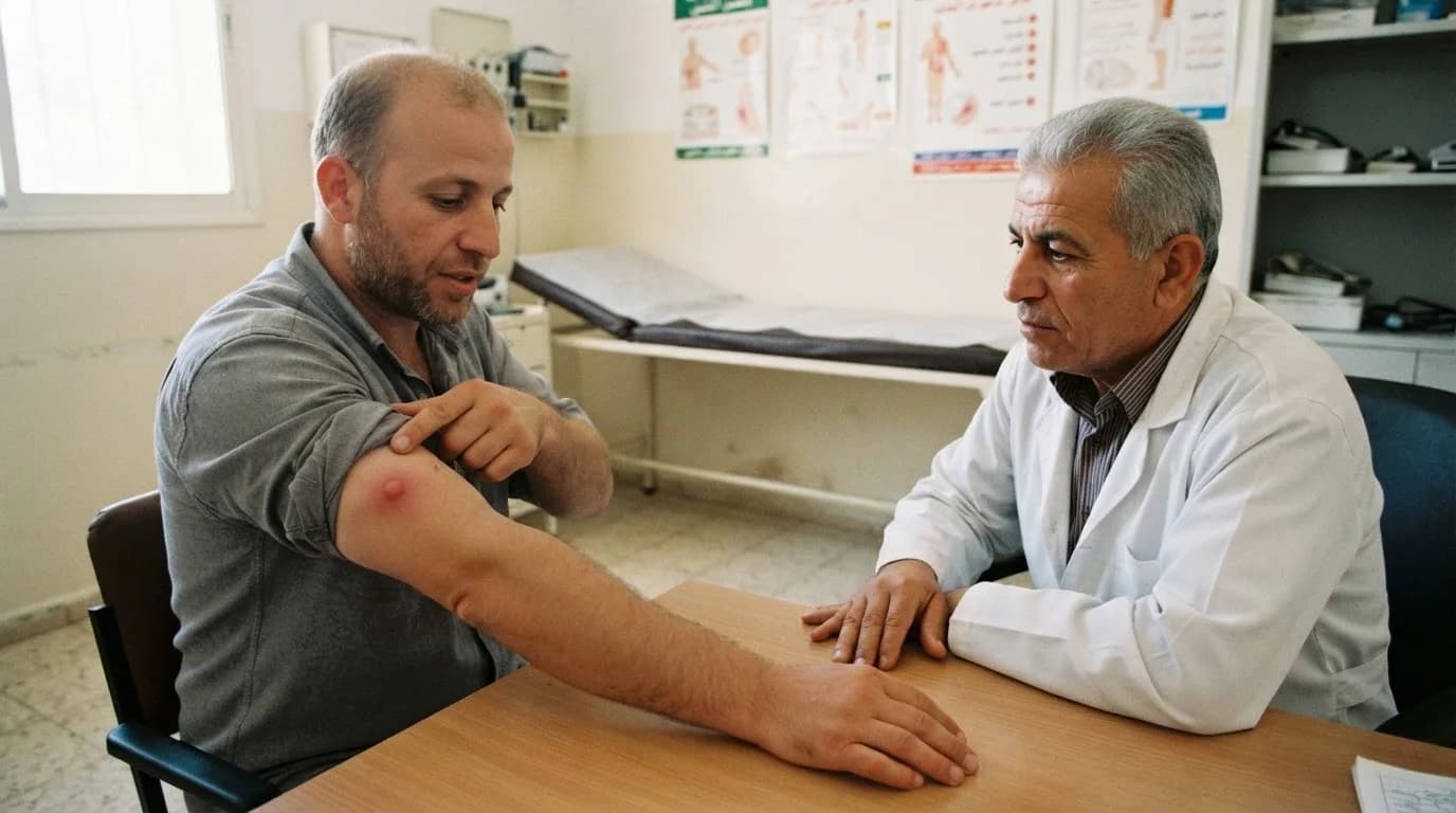 الدمامل المتكررة: الأسباب والعلاج ومتى نبحث عن السكري؟ — يناقش المقال أسباب ظهور الدمامل المتكررة، ومخاطر محاولة تفريغها منزلياً، ومتى يجب فحص السكري.