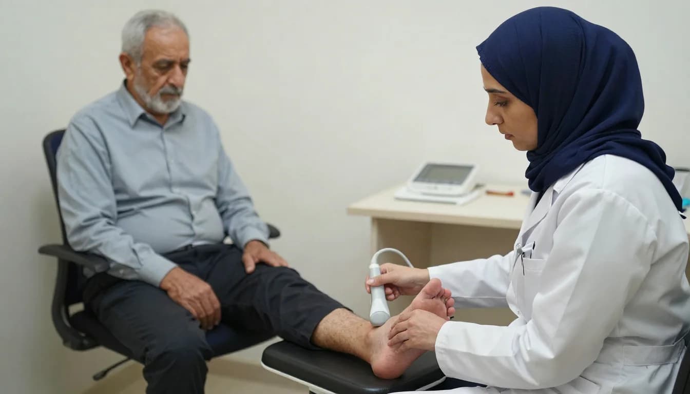 أمراض الأوعية الدموية الطرفية: الأسباب، الأعراض، والوقاية — عرض لأسباب وأعراض أمراض الأوعية الدموية الطرفية، مع التركيز على طرق الوقاية والحماية من مضاعفاتها.