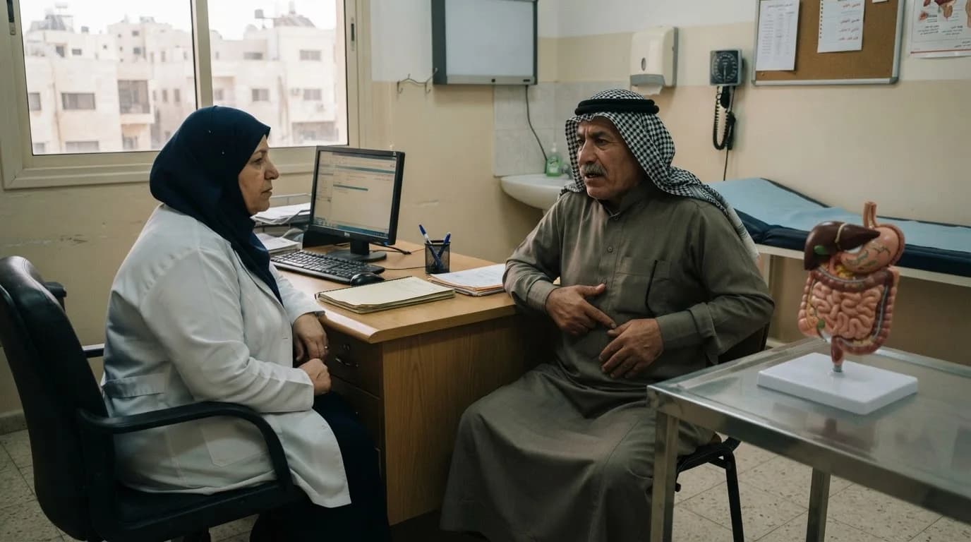 ألم البطن المتكرر: خريطة الأسباب والفحوصات التي تستحق الطلب — دليل للتعامل مع آلام البطن المتكررة، يوضح كيفية تحديد أسبابها بدقة واختيار الفحوصات الطبية المناسبة والمجدية.