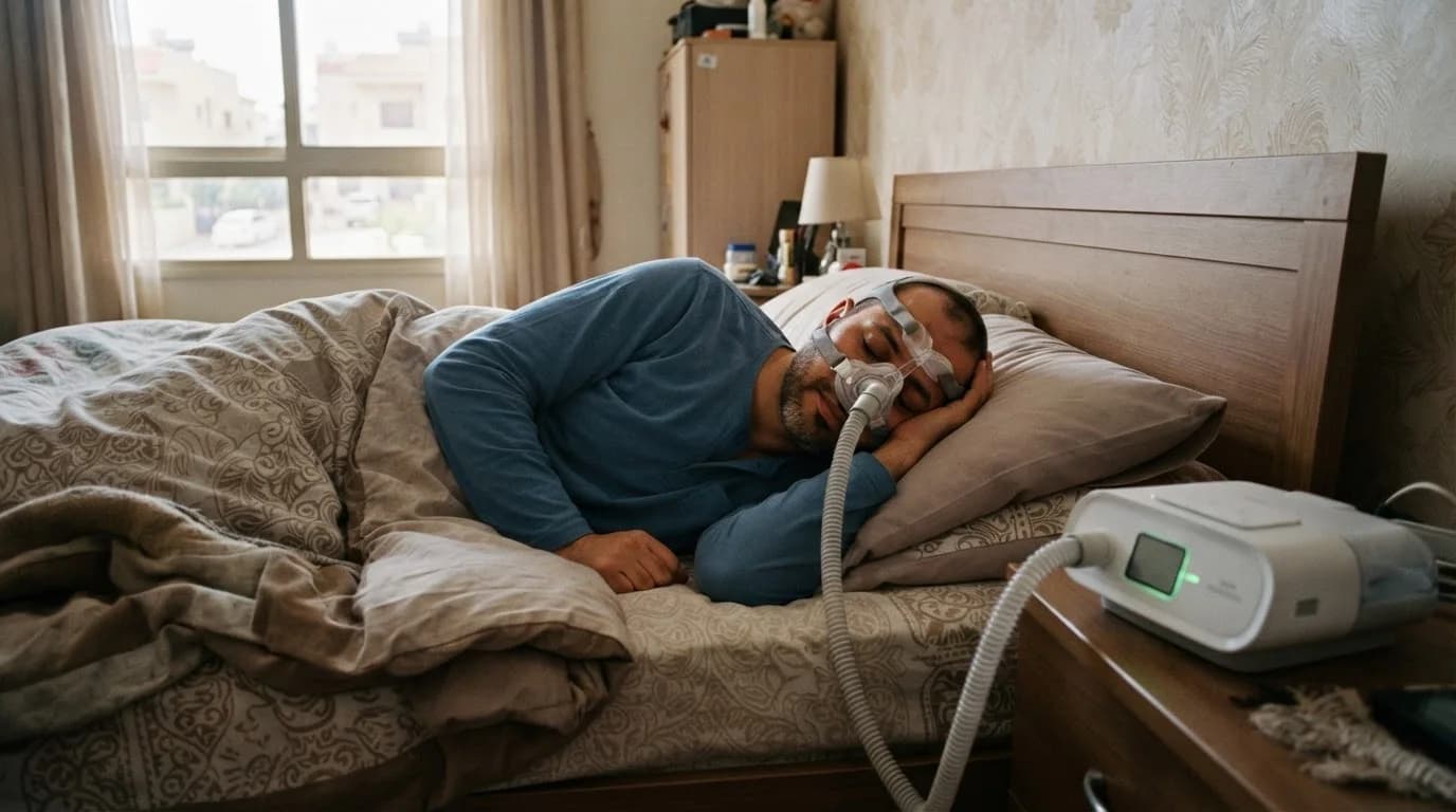 انقطاع التنفس أثناء النوم: الشخير والنعاس وخطر القلب — أعراض انقطاع التنفس أثناء النوم وتأثيراته الصحية، مع نظرة على خيارات التشخيص والعلاج المتاحة.