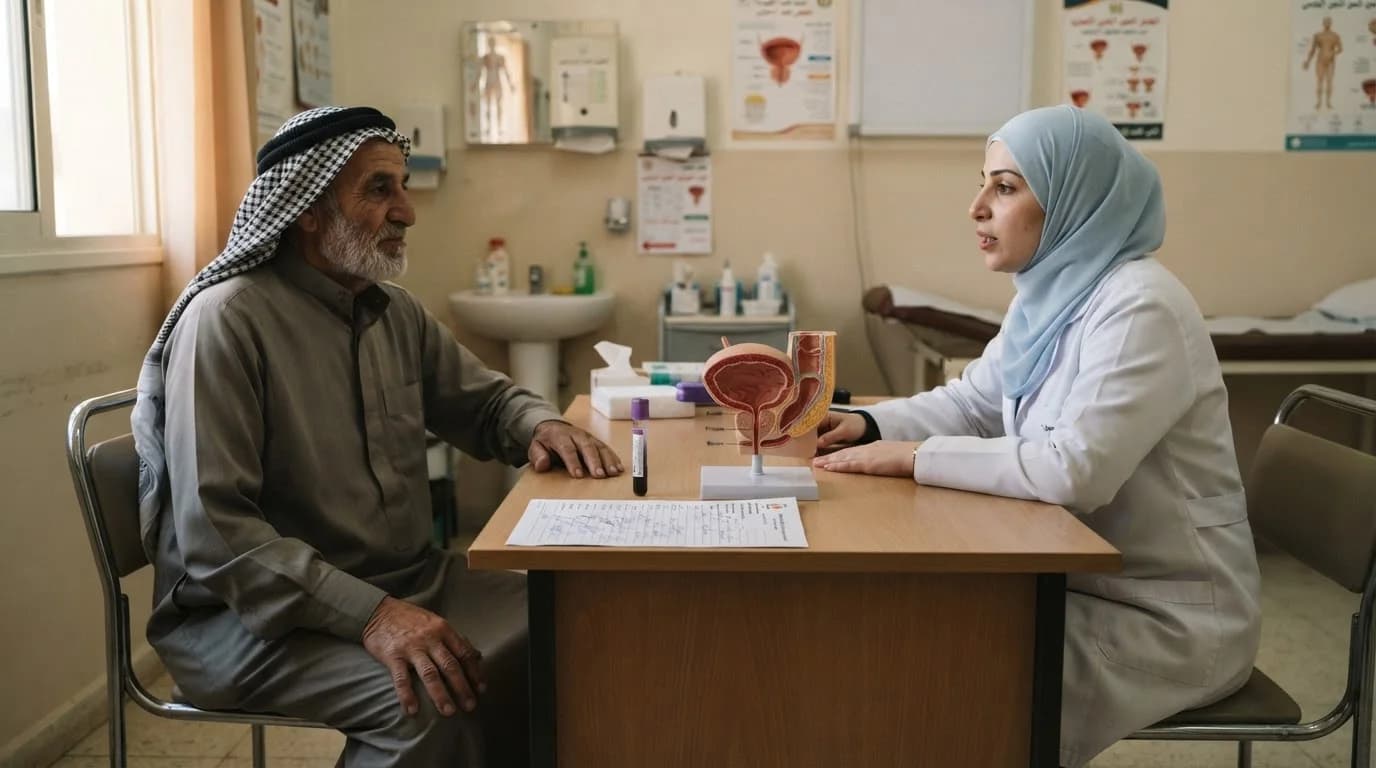 فحص سرطان البروستات: قرار PSA بين الفائدة والنتائج الكاذبة — موازنة بين فوائد ومخاطر فحص تحليل PSA للكشف عن سرطان البروستات، وكيفية اتخاذ القرار المشترك.
