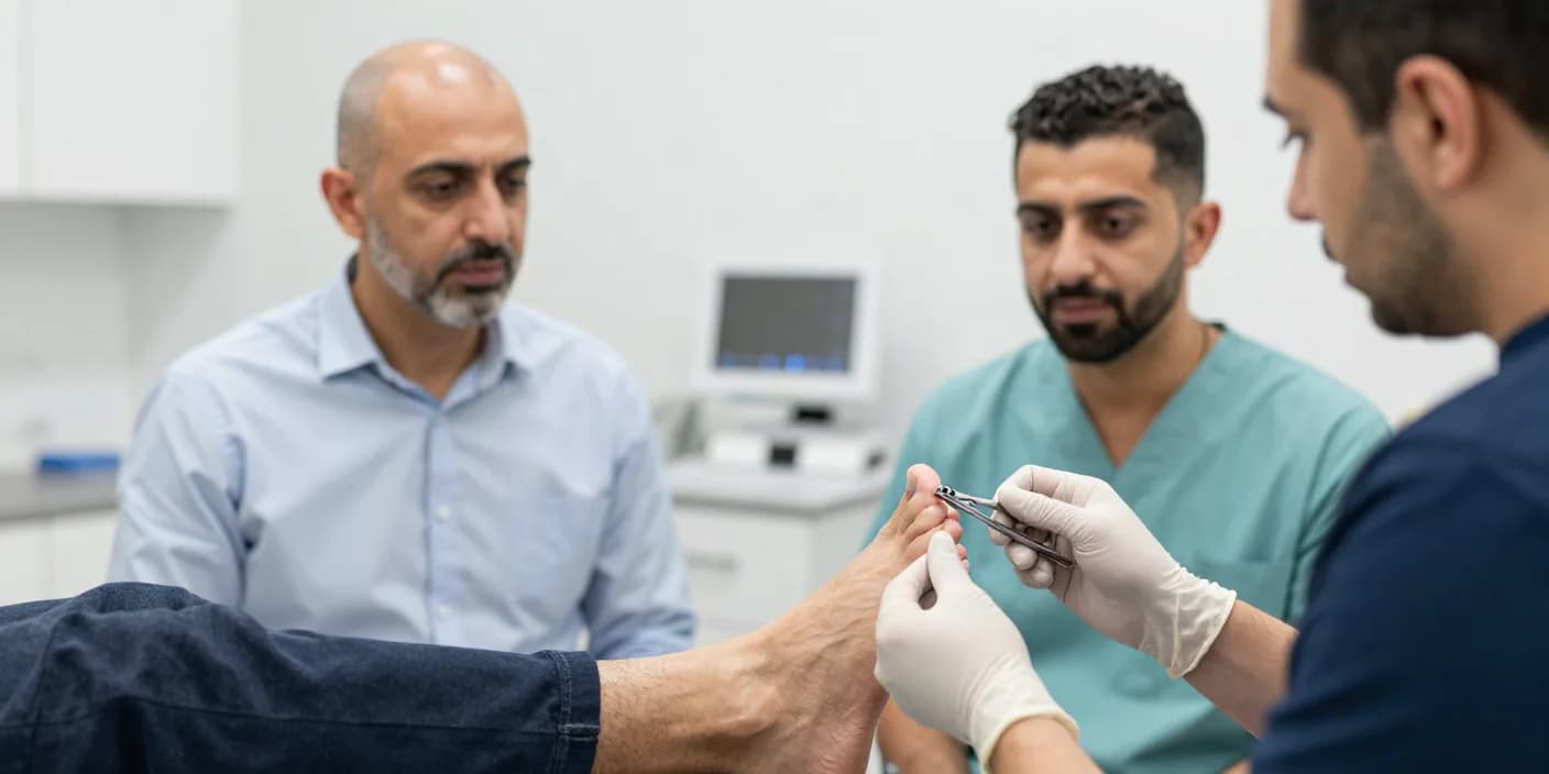 الظفر الغائر في اللحم: علاج الالتهاب ومنع عودة المشكلة — نصائح طبية حول مشكلة الظفر الغائر، أسباب حدوث الالتهاب، وكيفية العلاج ومنع تكرار الحالة.
