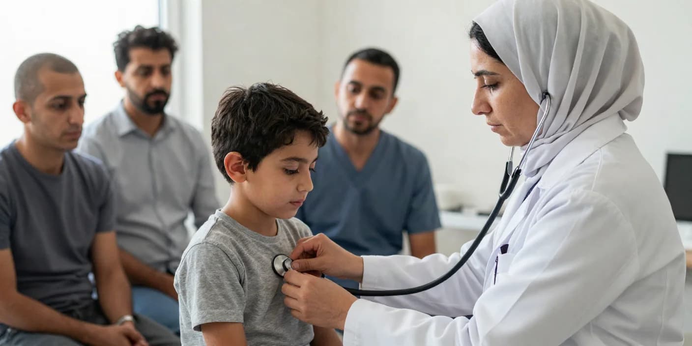 مرض كاواساكي: حمى طويلة وخطر شرايين القلب — معلومات عن التهاب الأوعية الدموية عند الأطفال وأهمية التشخيص السريع لتجنب مضاعفات القلب.