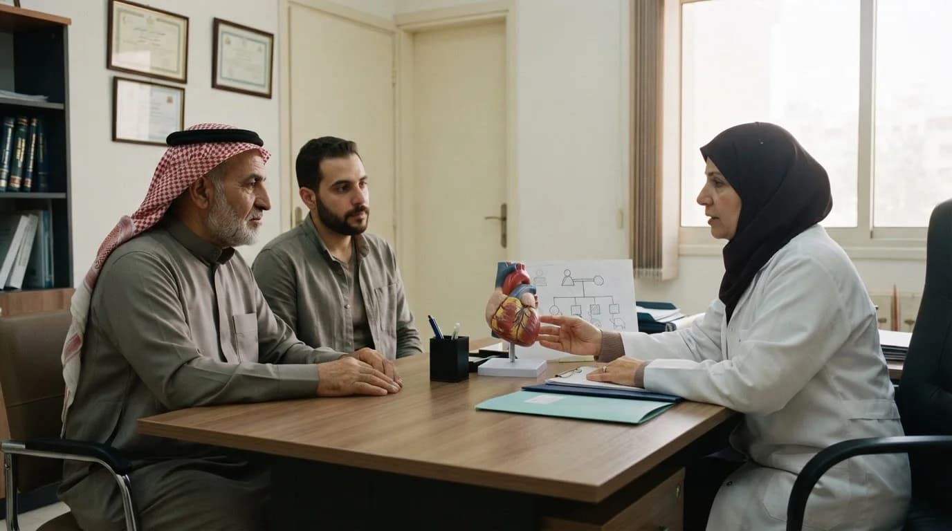اعتلال عضلة القلب: الأنواع الوراثية والمكتسبة والفحص العائلي — نظرة على اعتلال عضلة القلب الوراثي والمكتسب، مع التركيز على أهمية الفحص العائلي والتشخيص المبكر.