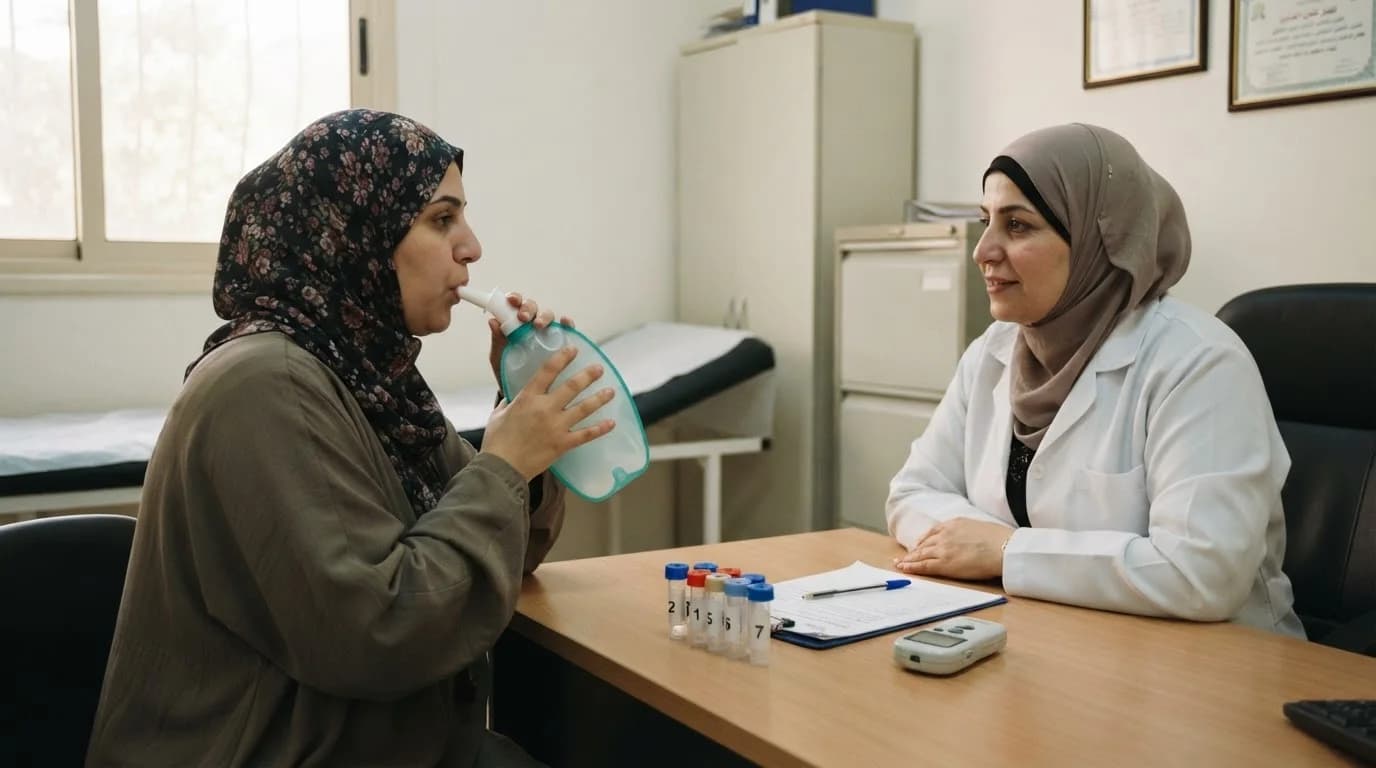 فرط نمو بكتيريا الأمعاء الدقيقة: الانتفاخ وحدود اختبار النفس — شرح لفرط نمو بكتيريا الأمعاء الدقيقة، أعراضه، وتوضيح دقة اختبارات النفس في التشخيص.