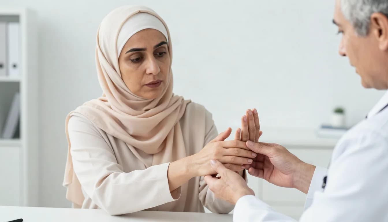 التهاب المفاصل الروماتويدي: تيبس صباحي وعلاج مبكر — تعريف بالتهاب المفاصل الروماتويدي، أعراضه الجهازية، أهمية التشخيص المبكر، والخطط العلاجية المتبعة.