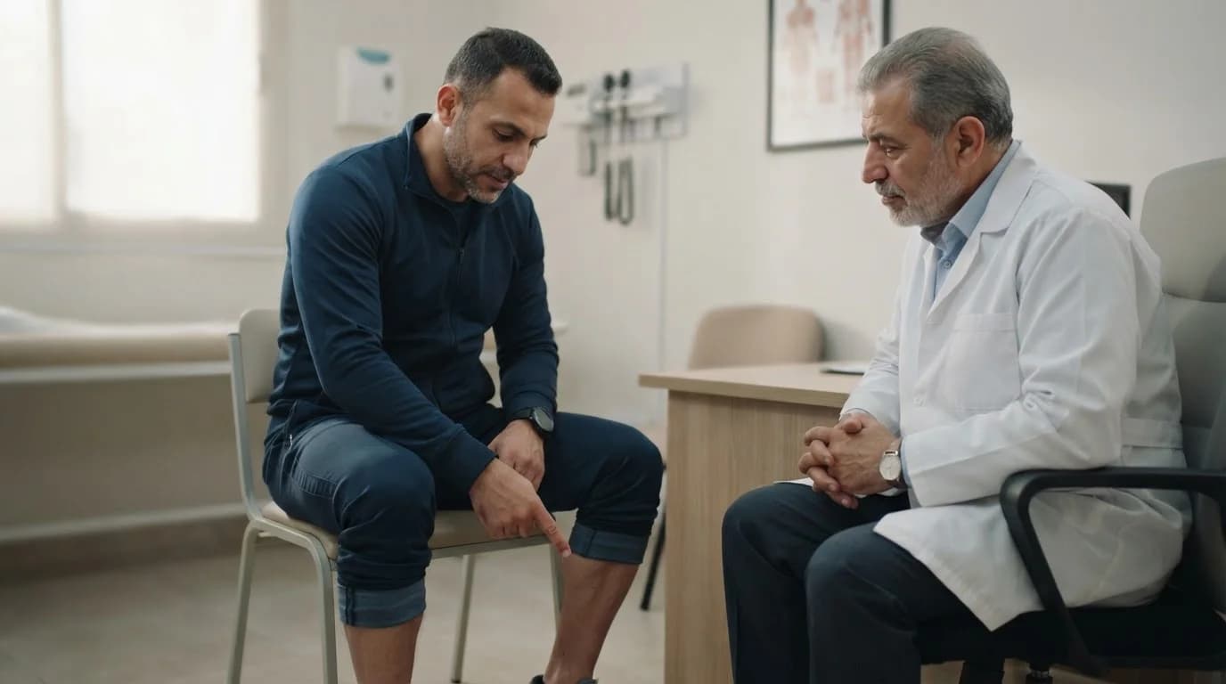 الكسر الإجهادي: ألم العظم لدى الرياضي قبل ظهور الكسر بالأشعة — دليل حول شقوق العظام الإجهادية لدى الرياضيين، أهمية التشخيص المبكر، وخطة التعافي.
