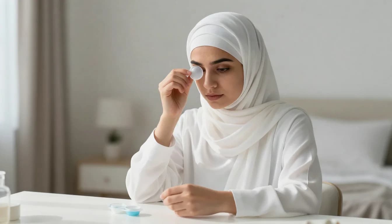 التهاب القرنية: خطر العدسات اللاصقة وقرحة العين — تنبيه حول التهاب القرنية ومخاطر العدسات اللاصقة، مع شرح لأعراض الإصابة والتدابير العلاجية.