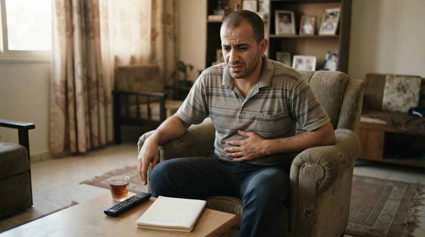 القولون العصبي (IBS): الأعراض، التشخيص، والعلاج — شرح لمتلازمة القولون العصبي، أعراضها، سبل التشخيص، وخيارات العلاج الغذائي والدوائي.