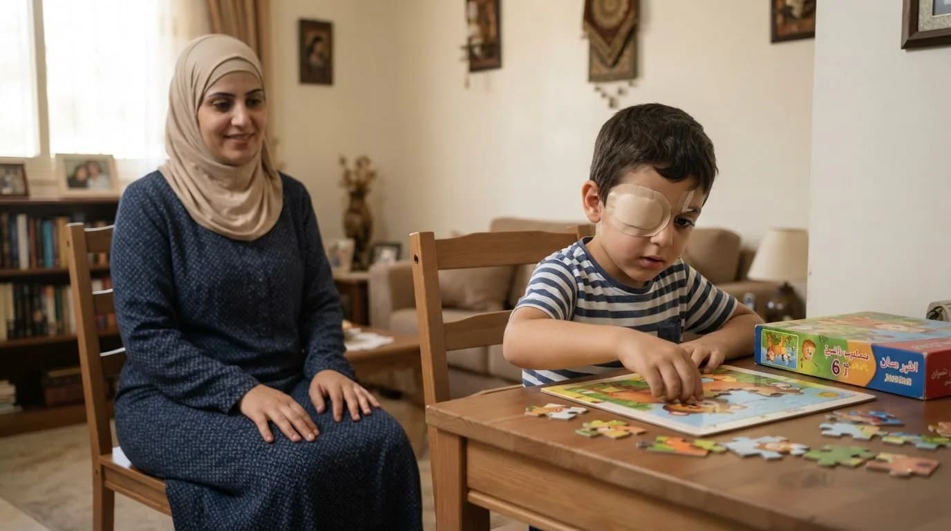 كسل العين (الغمش): تشخيصه وعلاجه المبكر عند الأطفال والبالغين — شرح لحالة كسل العين، أسباب حدوثها، وأهمية التشخيص والعلاج المبكر للأطفال والبالغين.