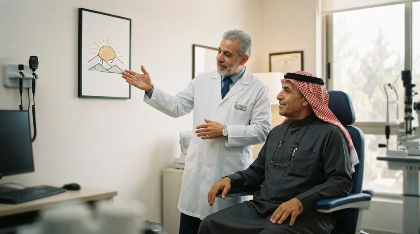 اعتلال الشبكية السكري: الأعراض والوقاية والعلاج — دليل حول اعتلال الشبكية السكري، مراحله، سبل الوقاية، وطرق الحفاظ على البصر.