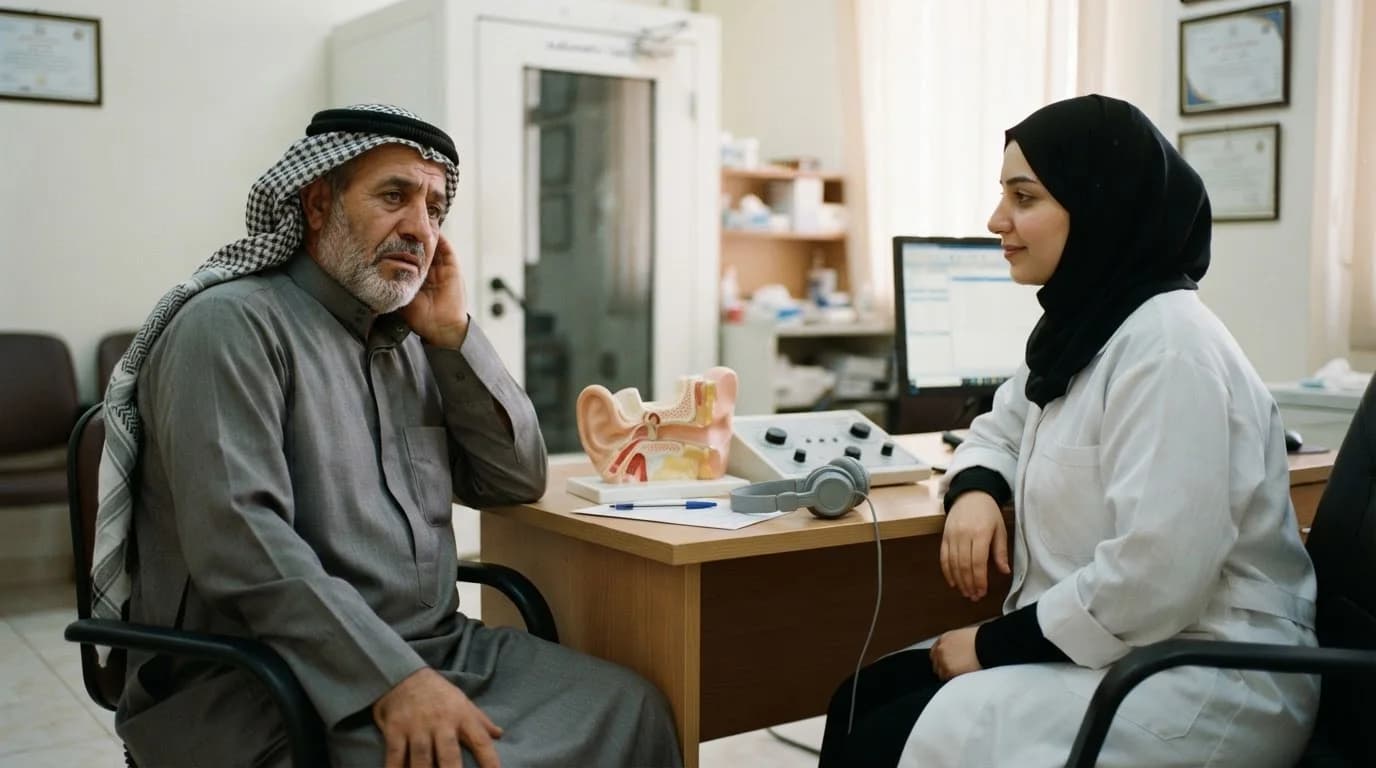 طنين الأذن: الأسباب والأعراض وطرق العلاج — استعراض لأسباب طنين الأذن وأعراضه والخيارات المتاحة للتعامل معه وتخفيفه.