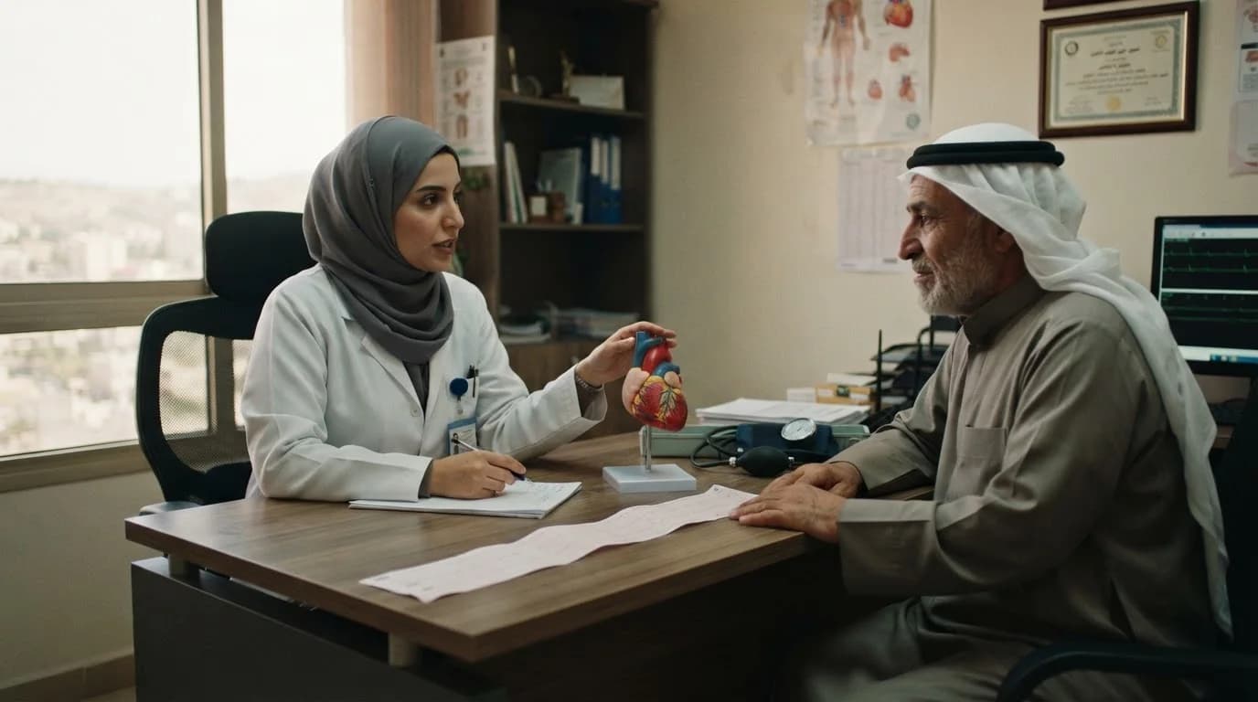 أمراض القلب الشائعة: فهم الأسباب والعلاج والوقاية — نظرة عامة على مسببات أمراض القلب، طرق تشخيصها، استراتيجيات العلاج الحديثة، وأهمية الوقاية.