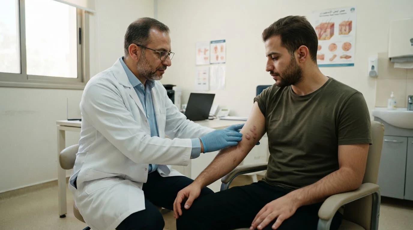 التهاب الغدد العرقية القيحي: الأسباب، الأعراض، والتعايش مع المرض — معلومات حول التهاب الغدد العرقية القيحي، أعراضه المزمنة، وخيارات العلاج المتاحة.