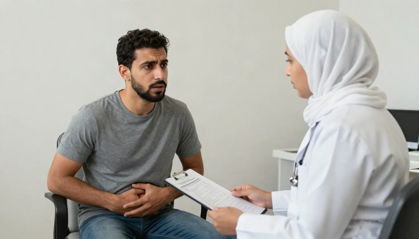 اضطرابات الشرج الشائعة: ألم، نزيف، وحكة – متى تستشير الطبيب؟ — شرح لاضطرابات الشرج الشائعة كالبواسير والشق الشرجي، مع توضيح متى يجب مراجعة الطبيب.