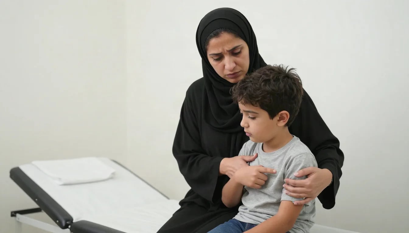 ألم الصدر عند الأطفال والمراهقين: متى تقلق ومتى تطمئن؟ — توضيح لأسباب ألم الصدر الشائعة وغير الخطيرة لدى الأطفال والمراهقين ومتى يستدعي الأمر استشارة الطبيب.