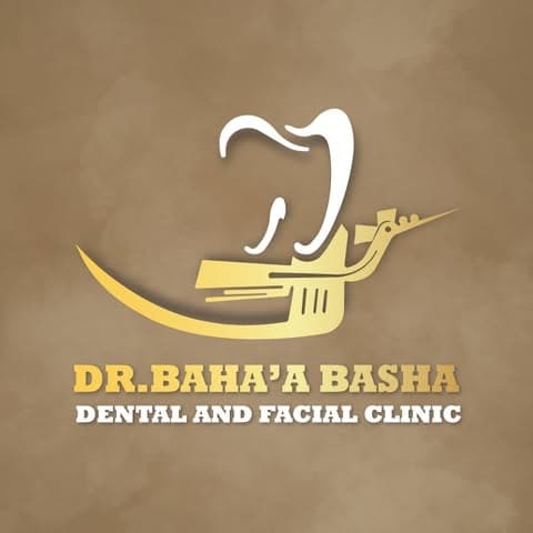شعار عيادة الدكتور بهاء باشا لطب الأسنان