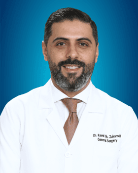 الدكتور رامي خالد زكارنة (Dr. Rami Khaled Zakarneh) طبيب جراحة عامة في جبل عمّان، عمّان
