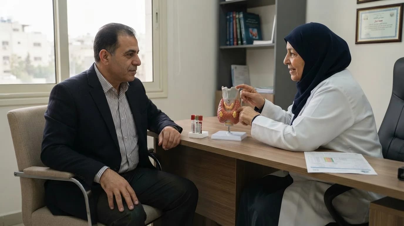 فرط نشاط الغدد جارات الدرقية: تشخيص ارتفاع الكالسيوم والعلاج — شرح لآلية حدوث فرط نشاط الغدد جارات الدرقية، أعراضه المرتبطة بالكالسيوم، وأساليب تشخيصه.